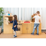 Natural Spaces Kitchen Set of 4 Wooden Pieces - Modern Teaching Aids NZ