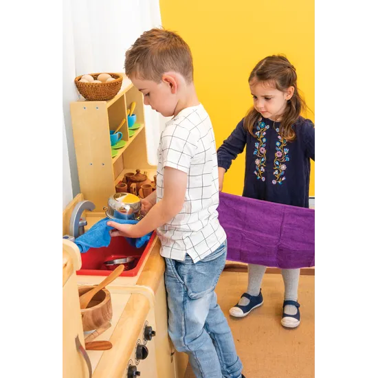 Natural Spaces Kitchen Set of 4 Wooden Pieces - Modern Teaching Aids NZ