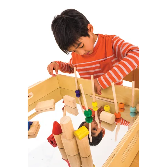 Mirrored Sensory Tray - 50 x 60cm - Modern Teaching Aids NZ