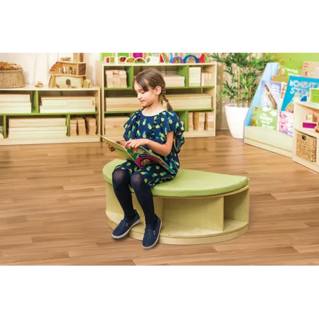 Stockholm Reading Semi Circle Seat 90x49x33cm - Modern Teaching Aids NZ