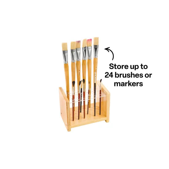 Paint Brush Holder - With 24 Holes - Modern Teaching Aids NZ