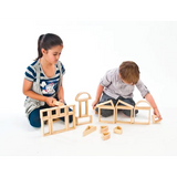 Natural Spaces - Wooden Hollow Blocks - 24 pieces - Modern Teaching Aids NZ