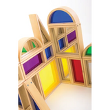 Natural Spaces - See Through Coloured Blocks -24pc - Modern Teaching Aids NZ