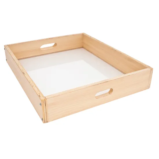 Sensory Tray with Clear Base - 50 x 60cm - Modern Teaching Aids NZ