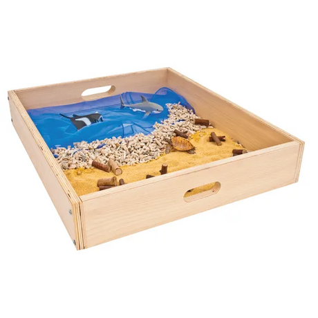 Sensory Tray with Clear Base - 50 x 60cm - Modern Teaching Aids NZ