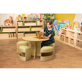 Stockholm - Table with Stools - Set of 5 - Modern Teaching Aids NZ