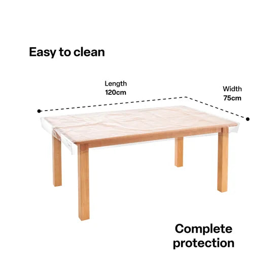 Tailored PVC Table Cover 120 x 75cm - Modern Teaching Aids NZ