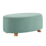 Aalto Curved Ottoman - Green