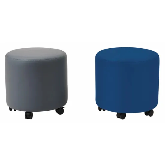 Aalto - Round Ottoman - Grey - Modern Teaching Aids NZ