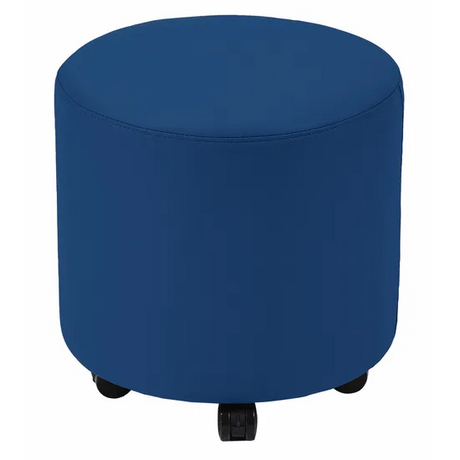 Aalto - Round Ottoman - Steel Blue - Modern Teaching Aids NZ