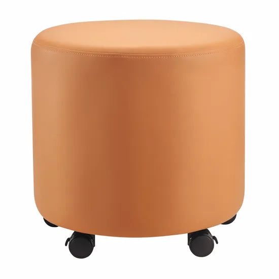 Aalto Round Ottoman - Terracotta