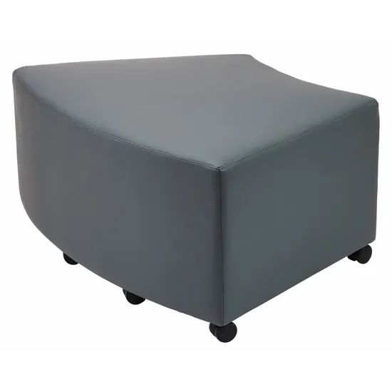 Aalto - Curved Ottoman - Grey - Modern Teaching Aids NZ