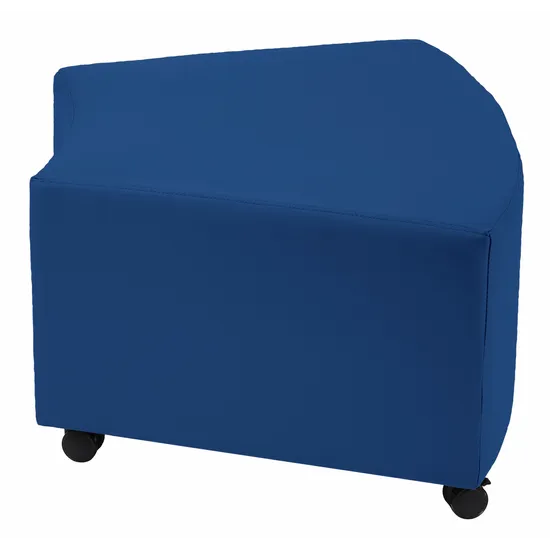 Aalto - Curved Ottoman - Steel Blue - Modern Teaching Aids NZ
