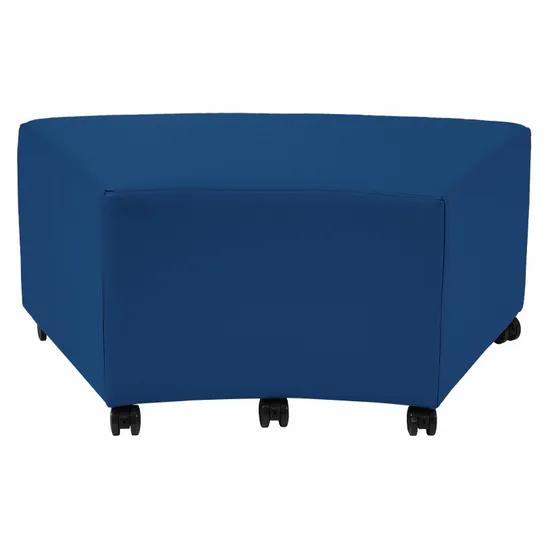 Aalto - Curved Ottoman - Steel Blue - Modern Teaching Aids NZ