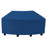 Aalto - Curved Ottoman - Steel Blue - Modern Teaching Aids NZ