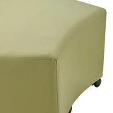 Aalto Curved Ottoman - Green