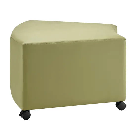 Aalto Curved Ottoman - Green