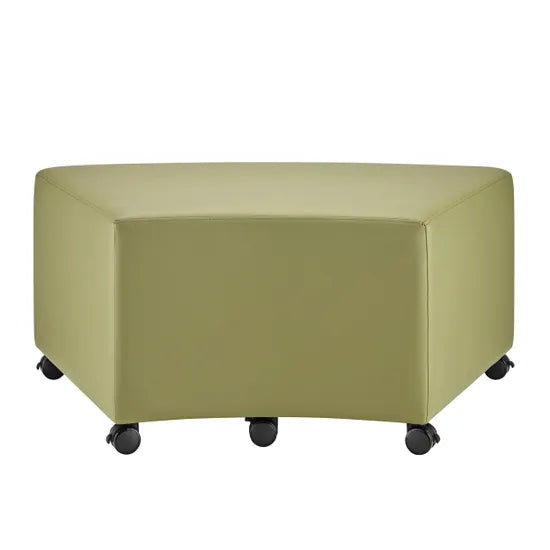 Aalto Curved Ottoman - Green