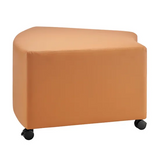 Aalto Curved Ottoman - Terracotta