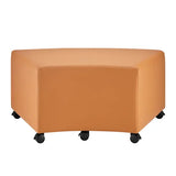 Aalto Curved Ottoman - Terracotta