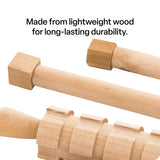 Wooden Dough Tools - Set of 12 - Modern Teaching Aids NZ