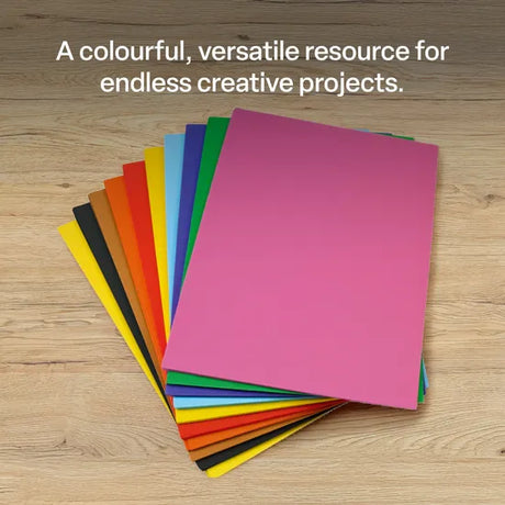 Foam A4 Sheets - 10 Assorted Colours - Pack of 20 - Modern Teaching Aids NZ