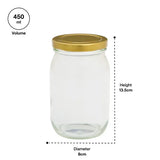 Glass Jars 450ml - Modern Teaching Aids NZ