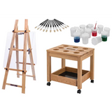 Junior Eiffel Easel & Paint Pot Table Set- with BONUS - Modern Teaching Aids NZ