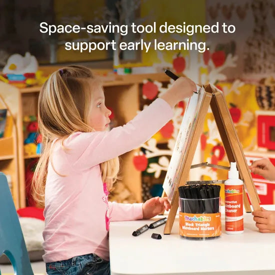 Creatistics Table Top Easel Whiteboard & Blackboard - Modern Teaching Aids NZ