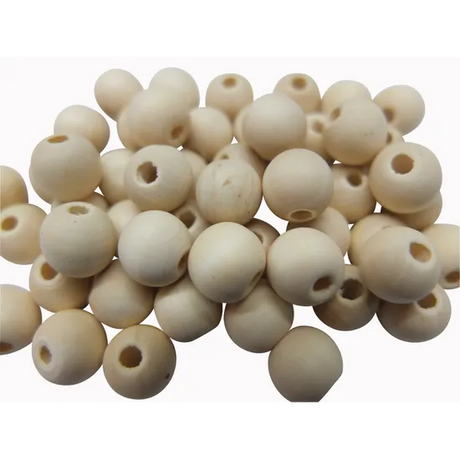 Plain Wooden Beads - Pack of 300 - Modern Teaching Aids NZ