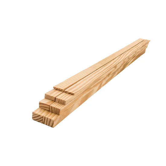 Hardwood Clay Strips - Pack of 8 - 60cm Long - Modern Teaching Aids NZ
