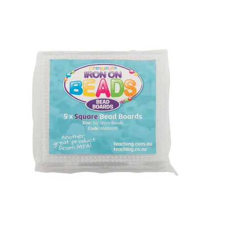 Creatistics Square Bead Boards for 5 mm Beads- Pack of 5 - Modern Teaching Aids NZ