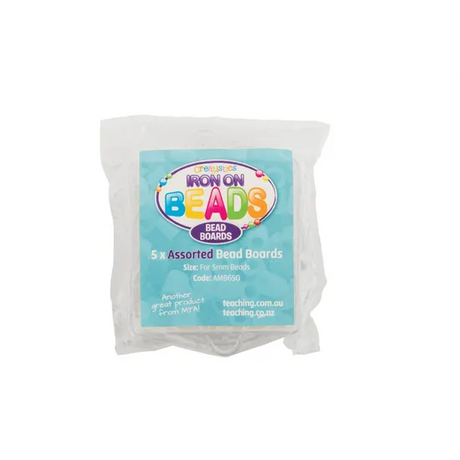 Creatistics Assorted Shaped Bead Boards for 5 mm Beads- Pack of 5 - Modern Teaching Aids NZ