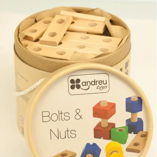 Bolts & Nuts 56 Pieces - Modern Teaching Aids NZ