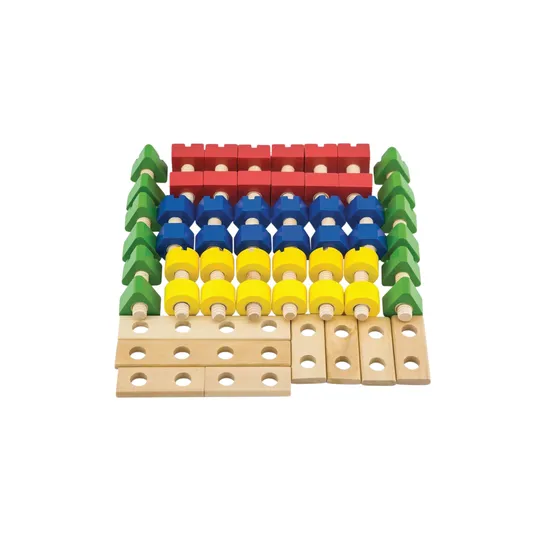 Bolts & Nuts 56 Pieces - Modern Teaching Aids NZ