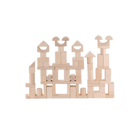 Natural Blocks 100 Pieces - Modern Teaching Aids NZ