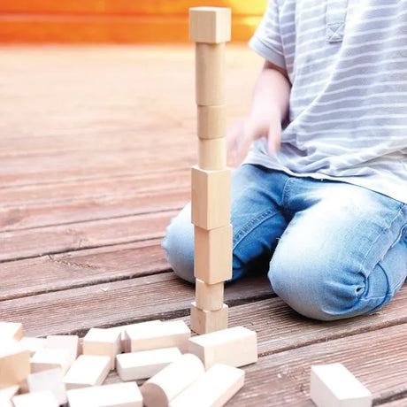 Natural Blocks 100 Pieces - Modern Teaching Aids NZ