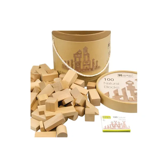 Natural Blocks 100 Pieces - Modern Teaching Aids NZ