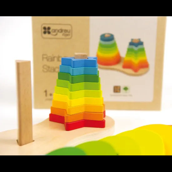 Rainbow Stackers 19 Pieces - Modern Teaching Aids NZ
