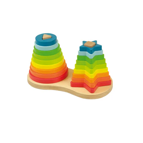 Rainbow Stackers 19 Pieces - Modern Teaching Aids NZ