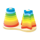 Rainbow Stackers 19 Pieces - Modern Teaching Aids NZ