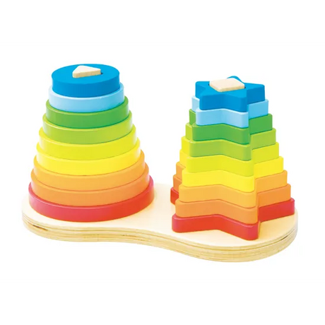 Rainbow Stackers 19 Pieces - Modern Teaching Aids NZ