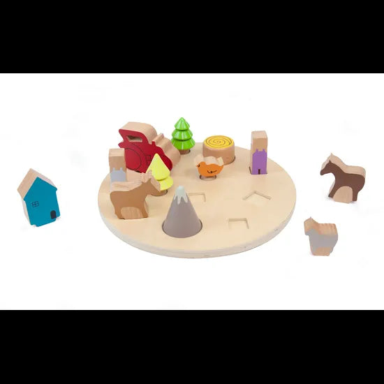 3D Puzzle Farm Block Play Set - Modern Teaching Aids NZ