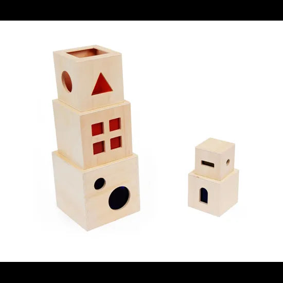 Translucent Stacking Cube 5 Pieces - Modern Teaching Aids NZ