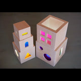 Translucent Stacking Cube 5 Pieces - Modern Teaching Aids NZ