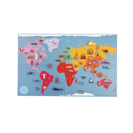 Hello World Magnetic Map - Modern Teaching Aids NZ
