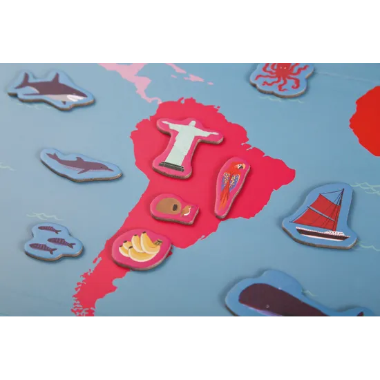 Hello World Magnetic Map - Modern Teaching Aids NZ