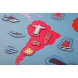 Hello World Magnetic Map - Modern Teaching Aids NZ