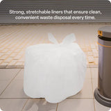 White Kitchen Tidy Bags 18L - Roll of 50 - Modern Teaching Aids NZ