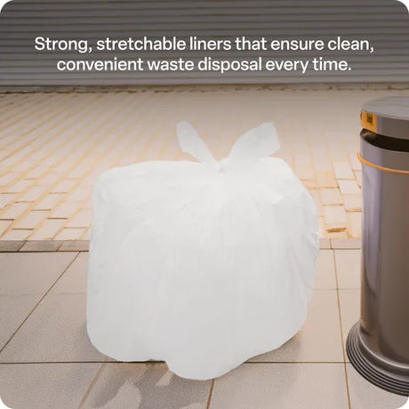 White Kitchen Tidy Bags 18L - Roll of 50 - Modern Teaching Aids NZ